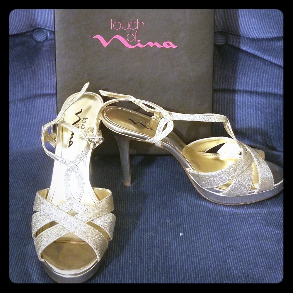 Touch of Nina Gold Heel